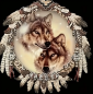 Preview: Diamond Painting WolfsTraumfänger